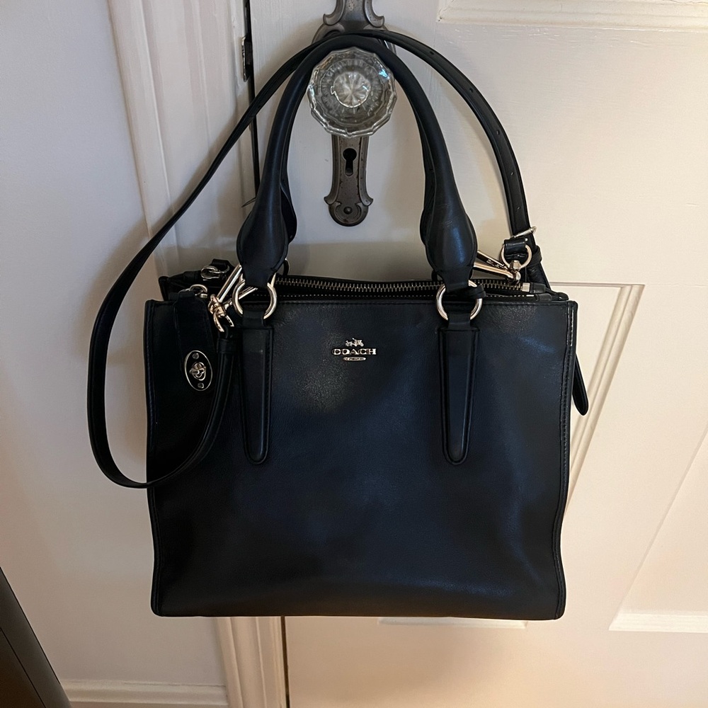 Leather Coach Bag